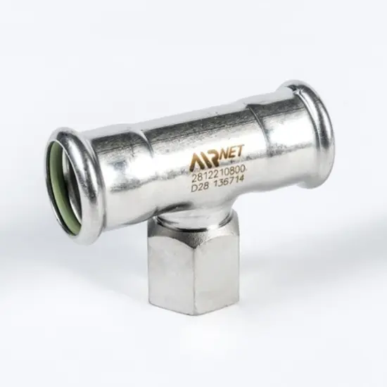 Verloop T stuk draad